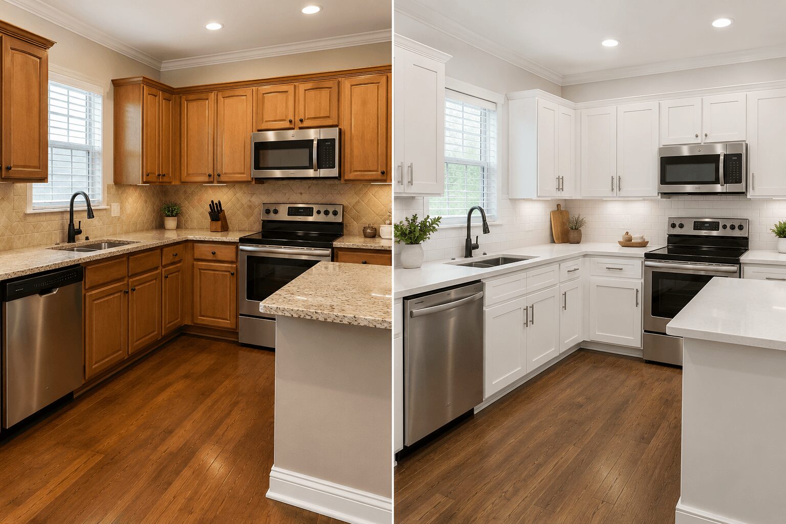 Cabinet Refacing Winter Park Before & After