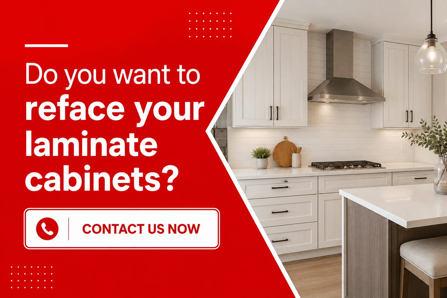 Do you want to reface your laminate cabinets