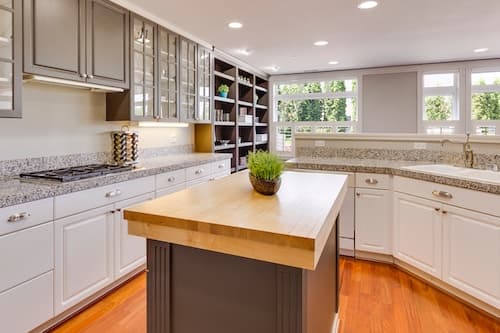 Save space by using a Kitchen Island