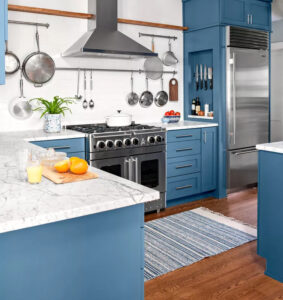 Blue Kitchen Design