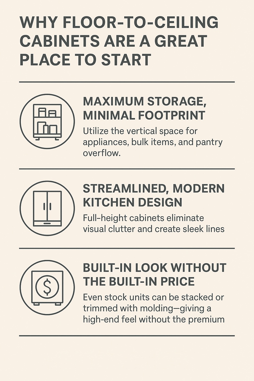 Floor-to-ceiling Cabinets | JMT Cabinets